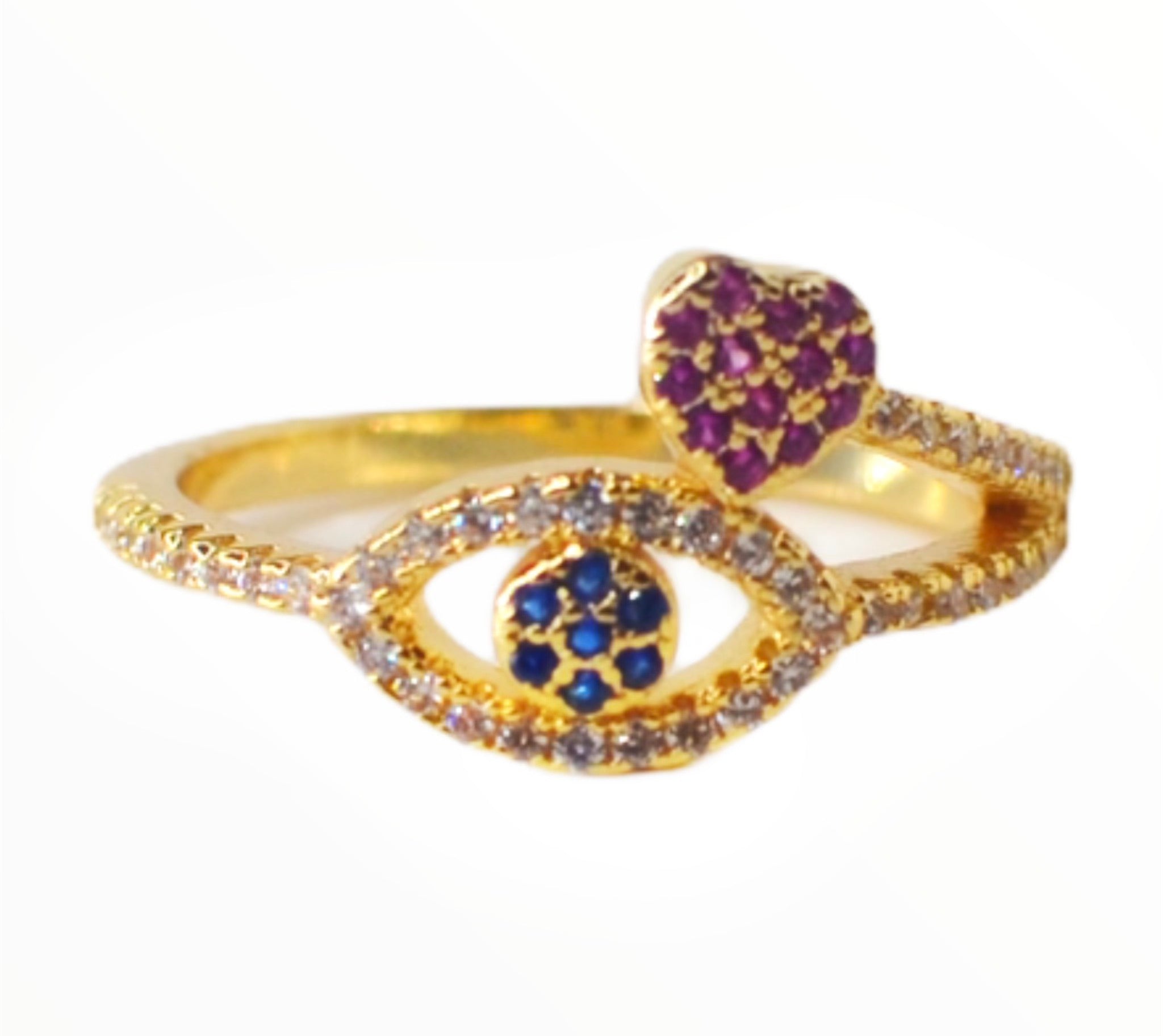 Evil Eye Love Ring